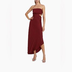 A.L.C. Strapless Pleated Dress size 2